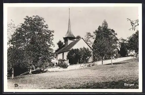 AK Bargen, Ortspartie mit Kirche