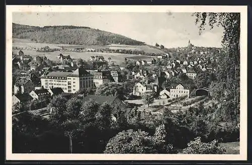 AK Oberschlema, Gesamtansicht aus der Vogelschau