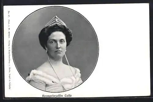 AK Kronprinzessin Luise von Sachsen