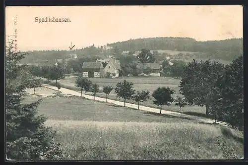 AK Spechthausen, Blick zum Ort