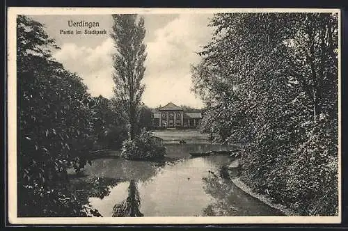 AK Uerdingen, Partie im Stadtpark