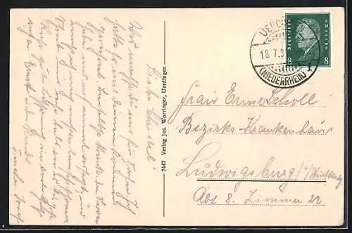 AK Uerdingen, Partie im Stadtpark