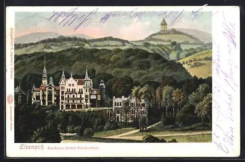 AK Eisenach, Kurhaus Hotel Fürstenhof