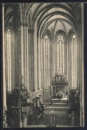 AK Mühlhausen, Marienkirche mit Altar