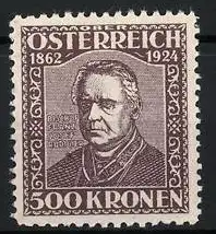 Reklamemarke Porträt Franz Joseph Rudigier, Bischof und Politiker in Österreich 1862-1924