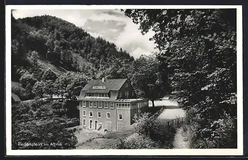 AK Tiefenstein / Albthal, Gasthaus zur Post