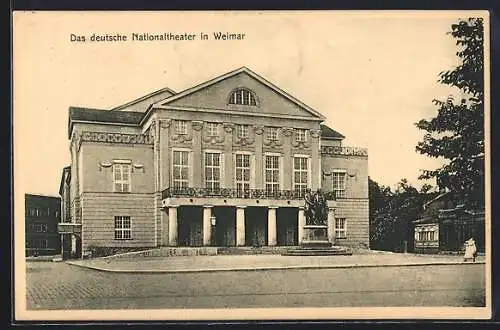 AK Weimar / Thüringen, Das deutsche Nationaltheater