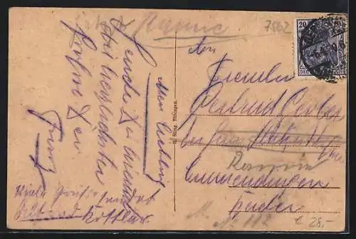 AK Staufenberg / Murgtal, Gasthaus und Kurhaus z. Stern v. Ferd. Ulrich