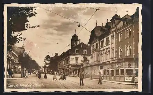 AK Weisser Hirsch, Café Wachendorf, Hotel-Restaurant Kurhaus