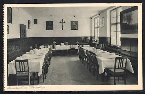 AK Geisingen / Baden, Kreispflege-Anstalt, Speisesaal im Frauenhaus, Tuttlingerstrasse 11