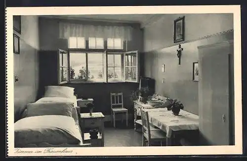 AK Geisingen, Kreispflege-Anstalt, Zimmer im Frauenhaus, Tuttlingerstrasse 11