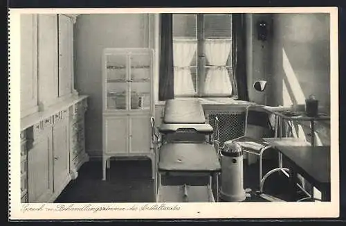 AK Geisingen / Baden, Kreispflege-Anstalt, Sprech- und Behandlungszimmer des Anstaltsarztes, Tuttlingerstrasse 11