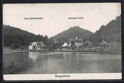 AK Bergzabern, Villa Hatzenbühler und Kurhaus Lang