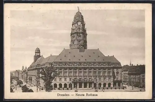 AK Dresden, Neues Rathaus