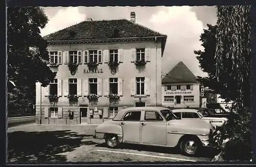 AK Bad Krozingen, Rathaus und Kreditbank