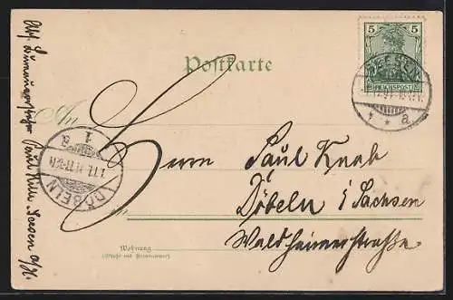 AK Seesen a. H., Kurparksblick talaufwärts