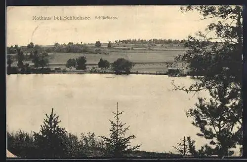 AK Rothaus bei Schluchsee, Blick über den Schlüchtsee