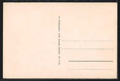 AK Rinteln /Weser, Rintelner Klippenturm auf dem Wesergebirge