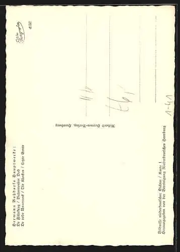 AK Dichter und Dramatiker Hermann Bossdorf im Portrait