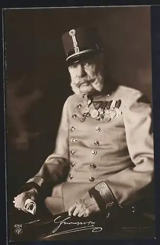 AK Kaiser Franz Josef I. von Österreich in Uniform