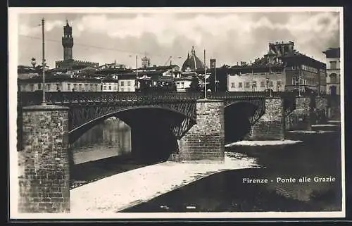 AK Firenze, Ponte alle Grazie, Arno