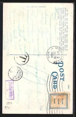 AK Milwaukee, Wis., First Wisconsin National Bank Building, Strassenbahn