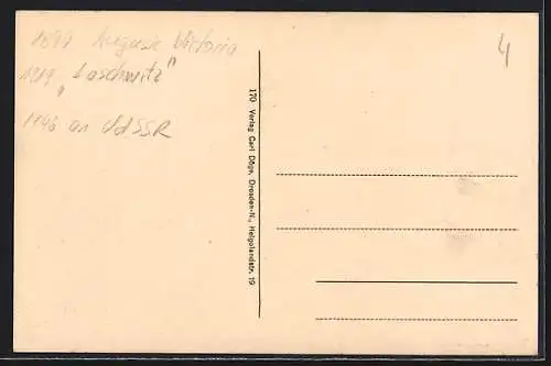 AK Dresden-Loschwitz, Uferpartie mit Elbdampfer Loschwitz