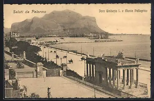 AK Palermo, Foro Umberto I. e Monte Pellegrino