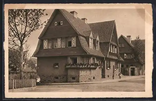 AK Essen /Ruhr, Margarethe Krupp-Stiftung für Wohnungsfürsorge, Gartenvorstadt Margarethenhöhe