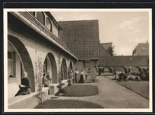 AK Essen, Anwohner der Siedlung Altenhof der Fried. Krupp AG