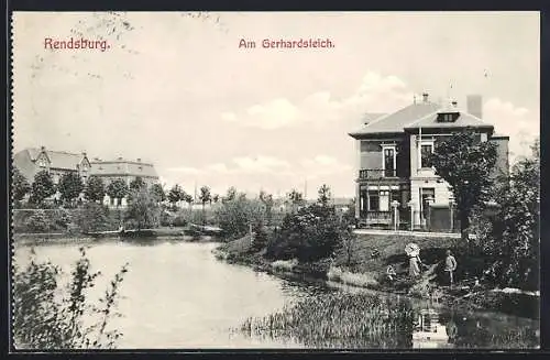 AK Rendsburg, Partie am Gerhardsteich