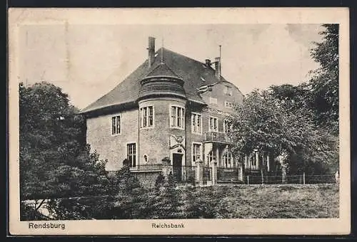 AK Rendsburg, Blick auf die Reichsbank