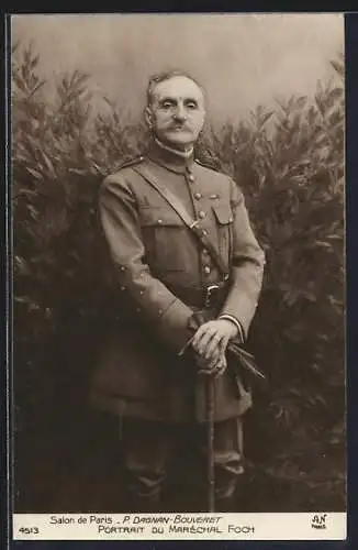 AK Heerführer Marschall Foch in Uniform