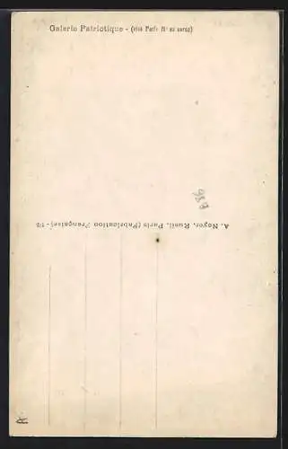 Foto-AK französischer General Gallieni in Uniform mit Orden und Mütze