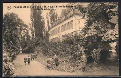 AK Callenelle, Pensionnat des Dames de Saint-Maur, Allée de Saint-Joseph