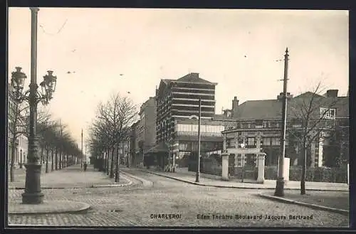 AK Charleroi, Eden Thêatre et Boulevard Jacques Bertrand, Strassenpartie