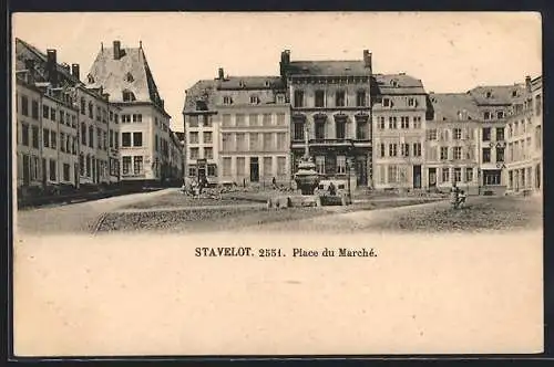 AK Stavelot, Place du Marché