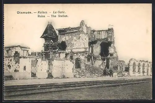 AK Dixmude, Ruines, La Gare