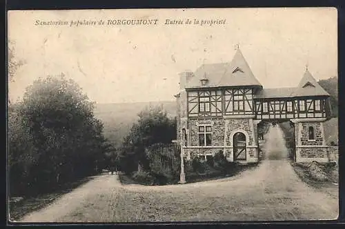 AK Borgoumont, Entrée de la proprieté