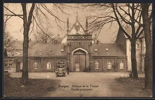 AK Forges, Abbaye de la Trappe, Entrée principale