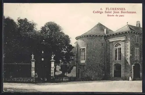 AK Florennes, Collège Saint Jean Berchmanns, Entrée du parc