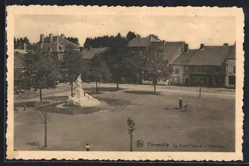 AK Florenville, La Grand PLace et le Monument