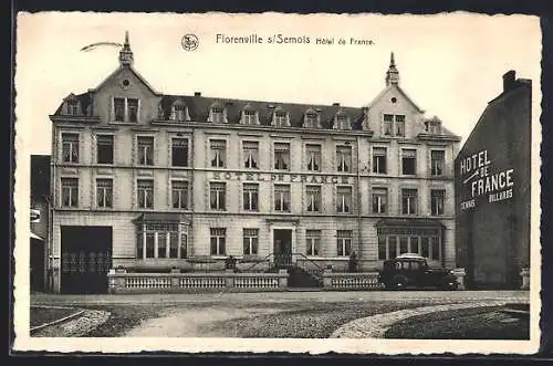 AK Florenville s. Semois, Hotel de France