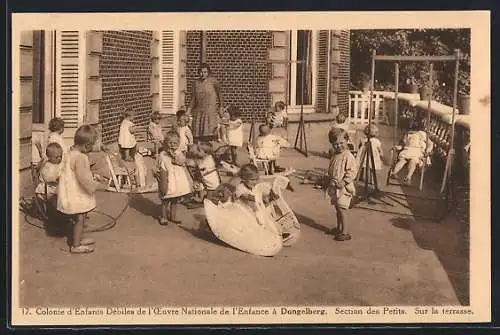 AK Dongelberg, Colonie d`Enfants Débiles, Sur la terrasse