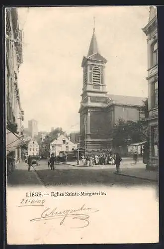 AK Liége, Eglise Sainte-Marguerite