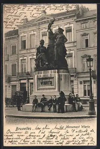 AK Bruxelles, Le Monument Wiertz