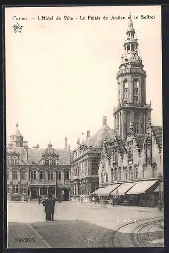 AK Furnes, L`Hotel de Ville, Le Palais de Justice et le Beffroi