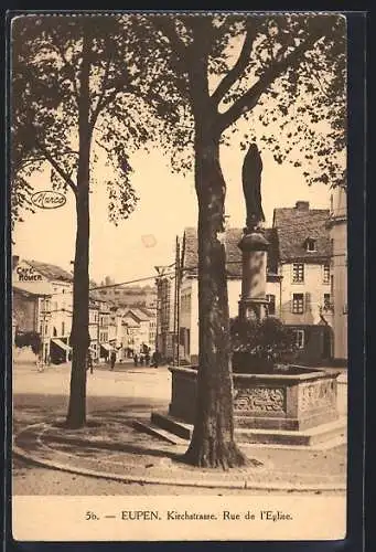 AK Eupen, Kirchstrasse / Rue de l`Eglise