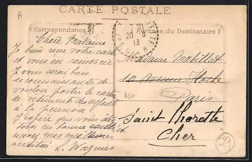 AK Beaumont-le-Roger, Vue du Pont de l`Étang