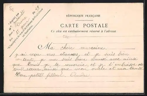 AK Ivry-la-Bataille, Abbaye de Thélème, vue générale